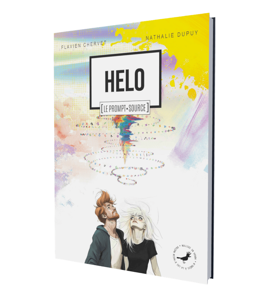 Couverture du tome 1 de HELO, Le prompt•source