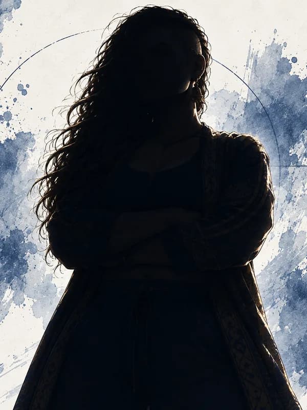 Un nouveau personnage, à contre-jour